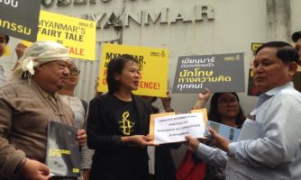 Amnesty International Thailand Activists Call on the Myanmar Authority to Release Prisoners of Conscience