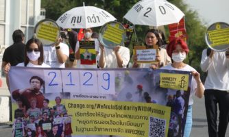 Amnesty Thailand submits petitions to the Thai government, APEC host country calling for an end of the bloody crackdown in Myanmar