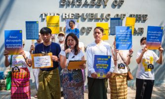 Amnesty Thailand submitting 3,008 actions, demanding release of “Sai Zaw Thaike”, a  photojournalist who has been sentenced to 20 years in prison by military court in Myanmar