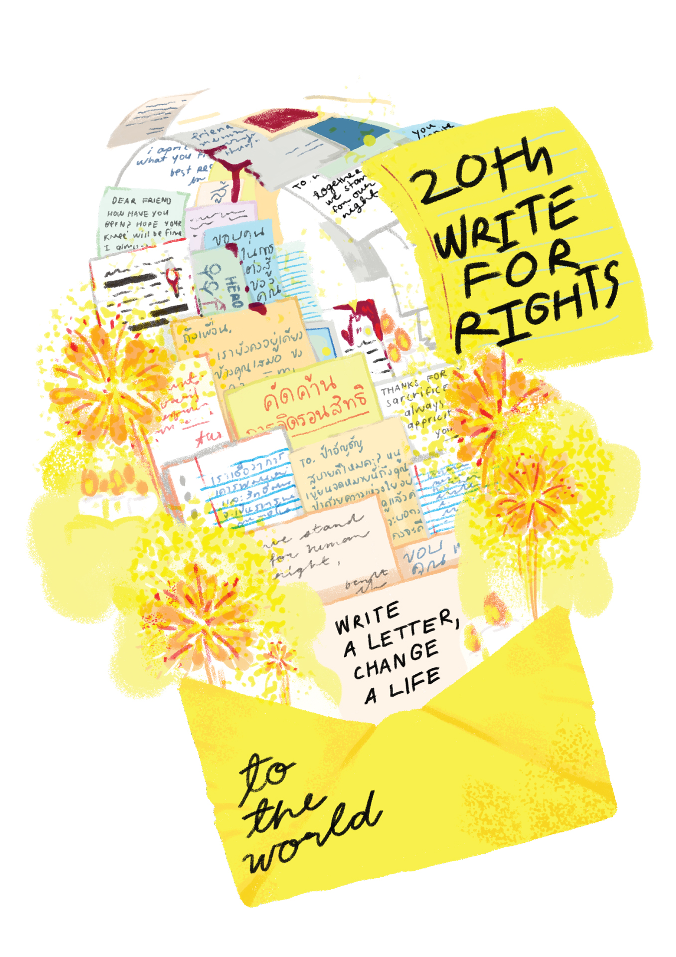 Write For Rights Pack ครบรอบ 20 ปี Write for Rights แคมเปญรณรงค์เพื่อสิทธิมนุษยชนที่ใหญ่ ...