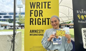 Write For Rights ปลายปากกาที่ไม่เคยเงียบ กับ…อั๊ส อิชย์อาณิคม์ ชิตวิเศษ ผู้ที่เชื่อในพลังของการเขียนเพื่อสิทธิมนุษยชน 